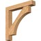 Ekena Millwork Westlake Block Smooth Bracket w/ Offset Brace, Western Red Cedar, 7 1/2"W x 46"D x 46"H BKT0806X46X46WTL05SWR - alternate 1